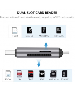 UGREEN SD Card Reader USB Type C USB 3.0 OTG Memory Card Adapter